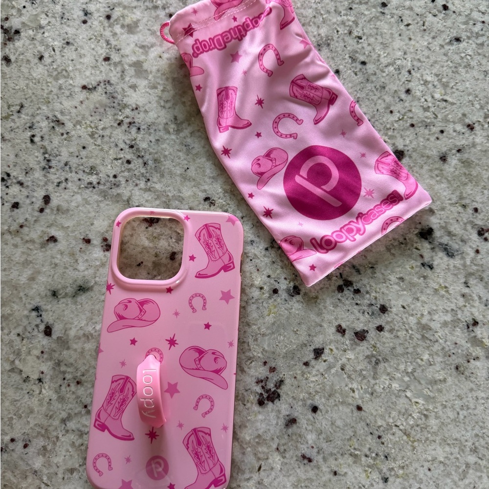 Loopy Case Pink Cowboy for iPhone 15 ProMax